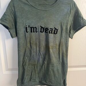 Women's Green Short Sleeve Tee